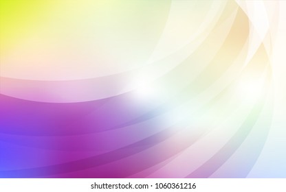 Light Multicolor vector pattern with lamp shapes. Creative illustration in halftone marble style with gradient. Textured wave pattern for backgrounds.