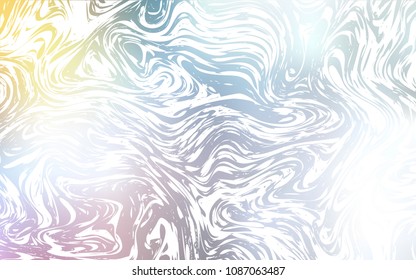 Light Multicolor vector pattern with lamp shapes. Geometric illustration in marble style with gradient.  The best blurred design for your business.