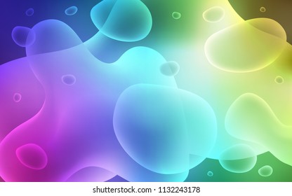 Light Multicolor vector pattern with lamp shapes. Shining illustration, which consist of blurred lines, circles. The best blurred design for your business.