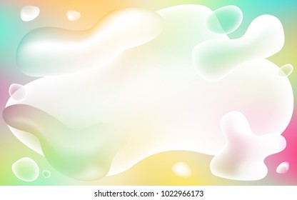 Light Multicolor vector pattern with lava shapes. Shining illustration, which consist of blurred lines, circles. A completely new memphis design for your business.