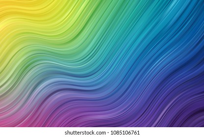 Light Multicolor vector pattern with lava shapes. Colorful illustration in abstract marble style with gradient. Marble design for your web site.
