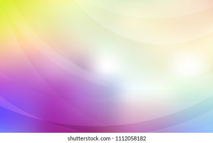 Light Multicolor vector pattern with lava shapes. Colorful abstract illustration with gradient lines. A completely new template for your business design.