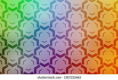 Light Multicolor vector pattern with lines. Colorful illustration in abstract style with gradient. A new texture for your  ad, booklets, leaflets.