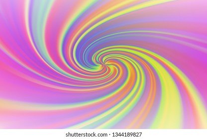 Light Multicolor vector pattern with lines. Colorful geometric sample with gradient lines.  Elegant pattern for a brand book.