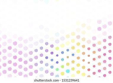 Light Multicolor vector pattern with lines. Creative illustration in halftone style with gradient. Pattern for your business design.