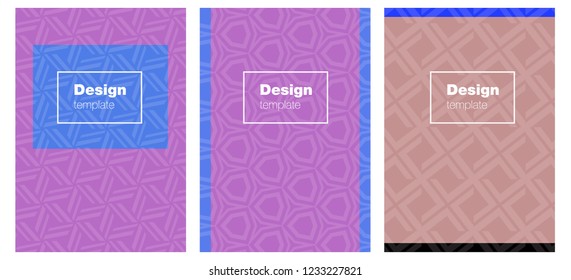 Light Multicolor vector pattern for magazines. Booklet with textbox on colorful abstract background. New design for cover of books.