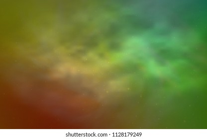 Light Multicolor vector pattern with night sky stars. Modern abstract illustration with Big Dipper stars. Pattern for futuristic ad, booklets.