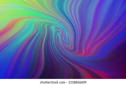 Light Multicolor vector pattern with night sky stars. Space stars on blurred abstract background with gradient. Pattern for astronomy websites.