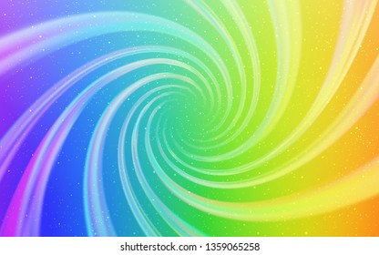 Light Multicolor vector pattern with night sky stars. Modern abstract illustration with Big Dipper stars. Pattern for futuristic ad, booklets.