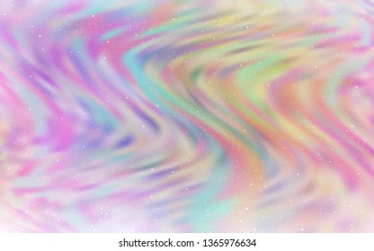 Light Multicolor vector pattern with night sky stars. Shining colored illustration with bright astronomical stars. Pattern for astronomy websites.
