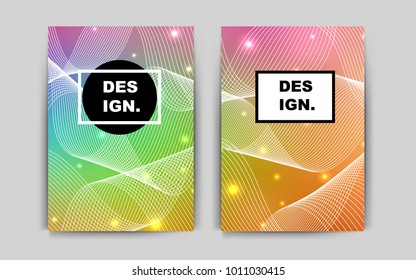 Light Multicolor vector pattern for posters. Beautiful colored sample in A4 size. The pattern can be used for any ad, booklets.