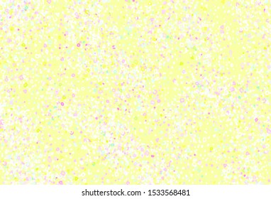 Light Multicolor vector pattern with random forms. Decorative design in abstract style with random forms. Elegant design for wallpapers.