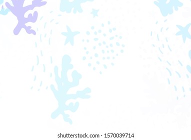 Light Multicolor vector pattern with random forms. Modern abstract illustration with colorful random forms. Modern design for your business card.