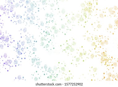 Light Multicolor vector pattern with random forms. Decorative design in abstract style with random forms. Best smart design for your business.