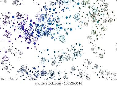 Light Multicolor vector pattern with random forms. Simple colorful illustration with abstract gradient shapes. Background for a cell phone.
