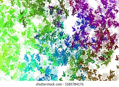 Light Multicolor vector pattern with random forms. Decorative design in abstract style with random forms. Background for a cell phone.