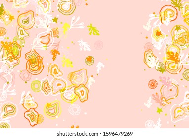 Light Multicolor vector pattern with random forms. Simple colorful illustration with abstract gradient shapes. Simple design for your web site.