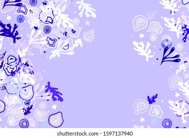 Light Multicolor vector pattern with random forms. Decorative design in abstract style with random forms. Modern design for your business card.