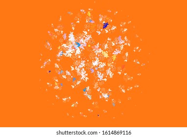 Light Multicolor vector pattern with random forms. Decorative design in abstract style with random forms. Elegant design for wallpapers.