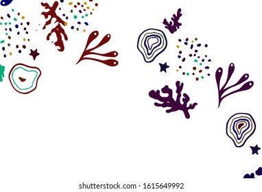 Light Multicolor vector pattern with random forms. Modern abstract illustration with colorful random forms. Best smart design for your business.