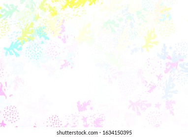 Light Multicolor vector pattern with random forms. Modern abstract illustration with colorful random forms. Elegant design for wallpapers.
