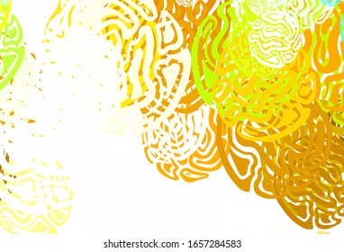 Light Multicolor vector pattern with random forms. Illustration with colorful gradient shapes in abstract style. Simple design for your web site.