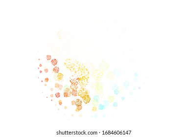 Light Multicolor vector pattern with random forms. Modern abstract illustration with colorful random forms. Background for a cell phone.