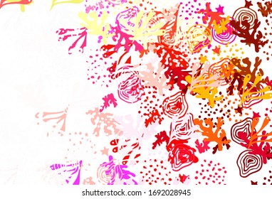 Light Multicolor vector pattern with random forms. Simple colorful illustration with abstract gradient shapes. Modern design for your business card.