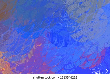 Light Multicolor vector pattern with random forms. Modern abstract illustration with colorful random forms. Modern design for your business card.