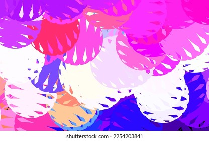 Light Multicolor vector pattern with random forms. Simple colorful illustration with abstract gradient shapes. Background for a cell phone.