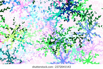 Light Multicolor vector pattern with random forms. Colorful chaotic forms with gradient in modern style. Elegant design for wallpapers.