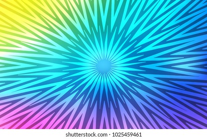 Light Multicolor vector pattern with sharp lines. Decorative shining illustration with lines on abstract template. The pattern for ad, booklets, leaflets.