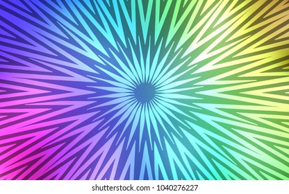 Light Multicolor vector pattern with sharp lines. Glitter abstract illustration with colored sticks. Smart design for your business advert.