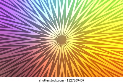 Light Multicolor vector pattern with sharp lines. Lines on blurred abstract background with gradient. Best design for your ad, poster, banner.