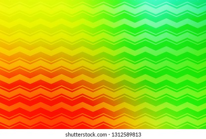 Light Multicolor vector pattern with sharp lines. Shining colored illustration with sharp stripes. Pattern for ads, posters, banners.