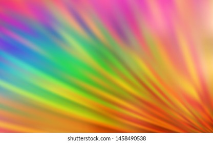 Light Multicolor vector pattern with sharp lines. Colorful shining illustration with lines on abstract template. Template for your beautiful backgrounds.