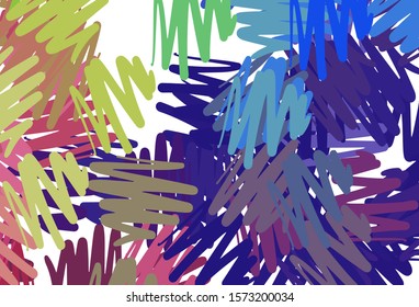 Light Multicolor vector pattern with sharp lines. Modern geometrical abstract illustration with Lines. Template for your beautiful backgrounds.