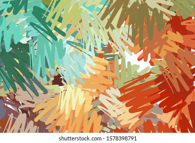 Light Multicolor vector pattern with sharp lines. Modern geometrical abstract illustration with Lines. Best design for your ad, poster, banner.