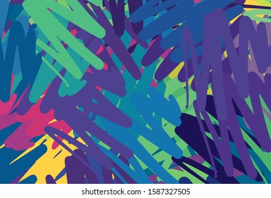 Light Multicolor vector pattern with sharp lines. Shining colored illustration with sharp stripes. Pattern for ads, posters, banners.