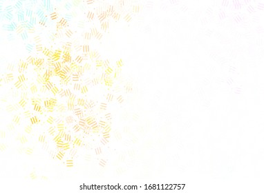 Patrón vectorial Multicolor claro con líneas nítidas, puntos. Decoración borrosa de estilo sencillo con líneas. Diseño inteligente para su anuncio comercial.