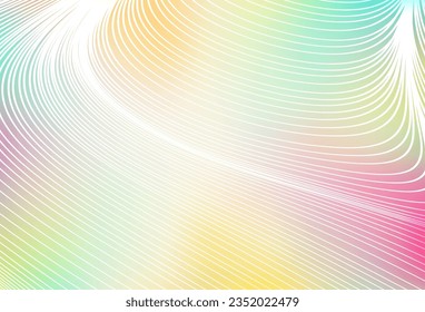 Light Multicolor vector pattern with sharp lines. Shining colored illustration with sharp stripes. Best design for your ad, poster, banner.