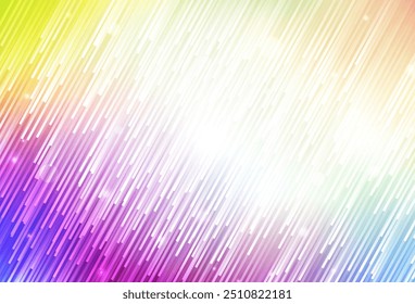 Padrão de vetor multicolorido claro com linhas nítidas. Ilustração colorida brilhante com listras nítidas. Padrão para anúncio, livretos, folhetos.