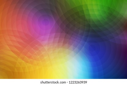 Light Multicolor vector pattern with spheres. Modern abstract illustration with colorful water drops. Pattern can be used as texture of wallpapers.