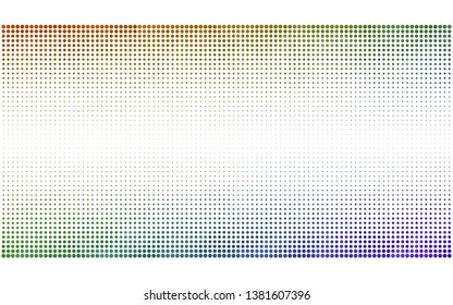 Light Multicolor vector  pattern with spheres. Modern abstract illustration with colorful water drops. New template for your brand book.