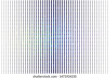 Light Multicolor vector pattern with spheres. Blurred bubbles on abstract background with colorful gradient. New template for your brand book.