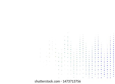 Light Multicolor vector pattern with spheres. Abstract illustration with colored bubbles in nature style. Pattern for beautiful websites.