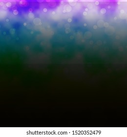 Light Multicolor vector pattern with spheres. Colorful illustration with gradient dots in nature style. Pattern for booklets, leaflets.