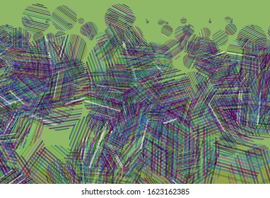 Light Multicolor vector pattern with spheres. Beautiful colored illustration with blurred circles in nature style. Design for poster, banner of websites.