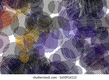 Light Multicolor vector pattern with spheres. Abstract illustration with colored bubbles in nature style. Pattern for ads, leaflets.