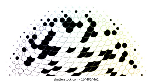 Light Multicolor vector pattern with spheres. Modern abstract illustration with colorful circle shapes. Design for posters, banners.